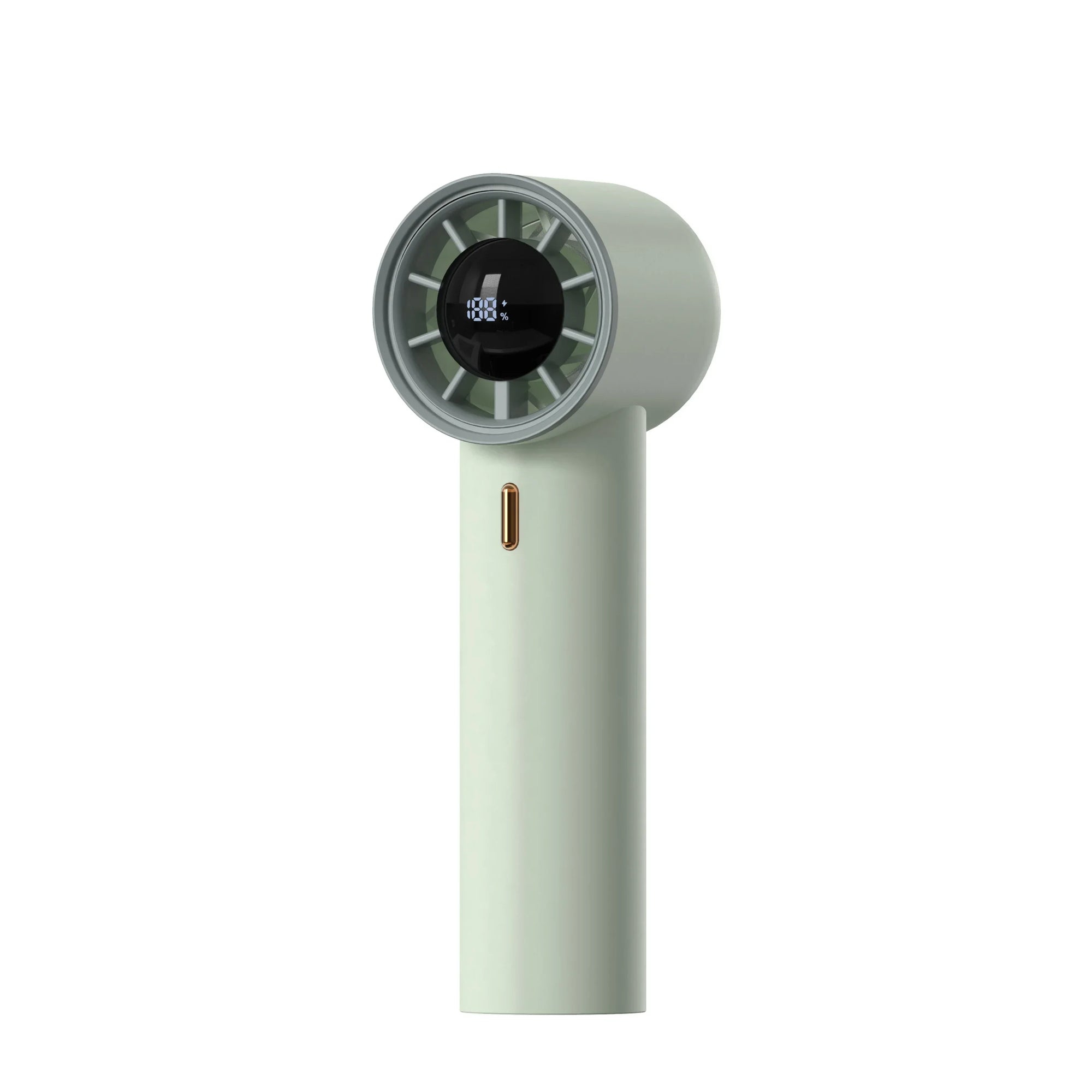 100-Speed Handheld Fan - 2000mAh USB Rechargeable Mini Fan w/ Digital Display, Portable Cooling for Outdoor, Office & Travel
