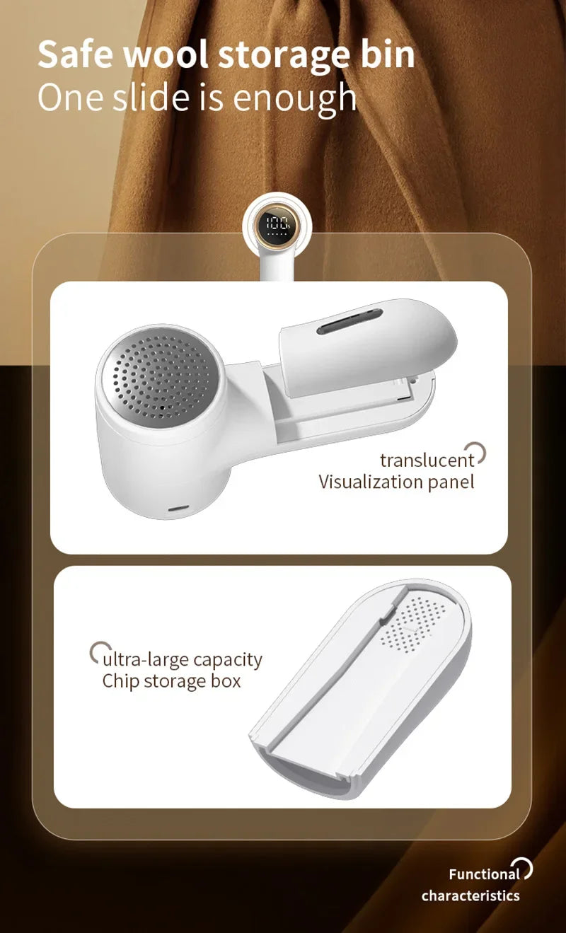 Electric Lint Remover HairBall Trimmer Sweater Defuzzer