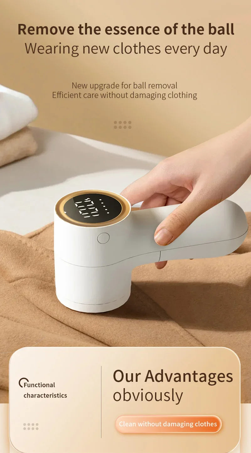Electric Lint Remover HairBall Trimmer Sweater Defuzzer